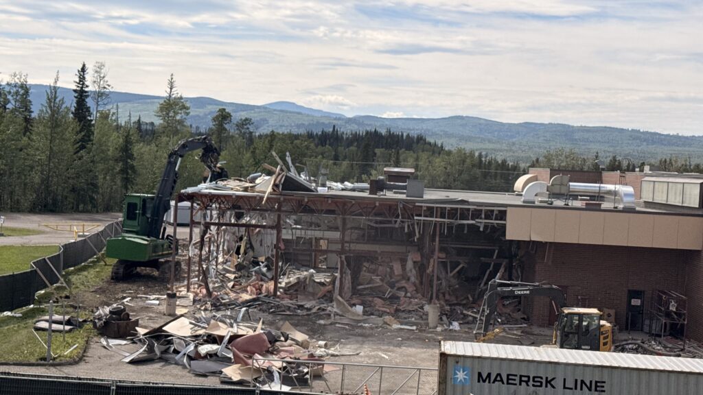 Demolition underway at Tumbler Ridge school, site of B.C. mass shooting